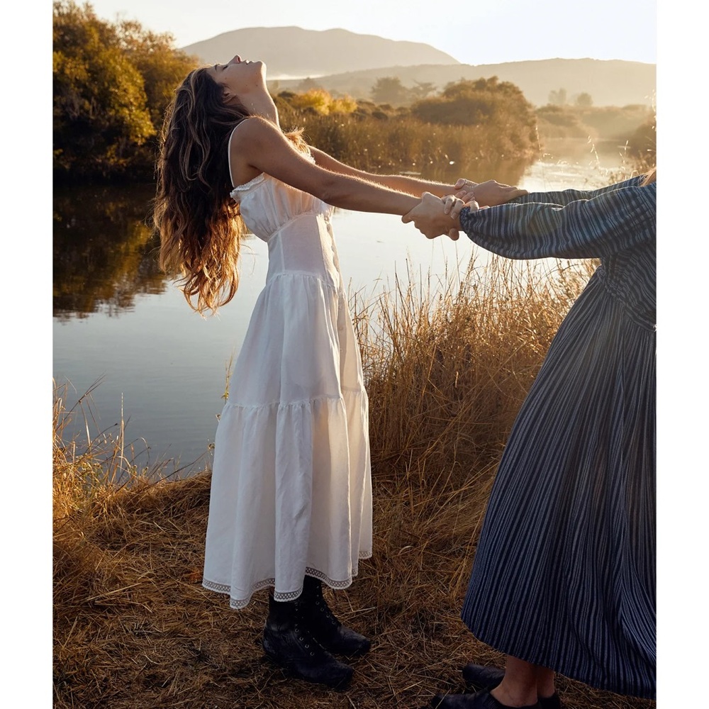 NWOT Christy Dawn Lola Dress in Ivory - Picture 6 of 13